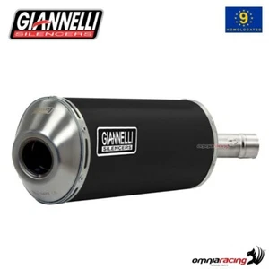 Scarico Giannelli Aprilia Atlantic 500 Sprint 2006 Maxi Oval alluminio nero - Imagen 1 de 7
