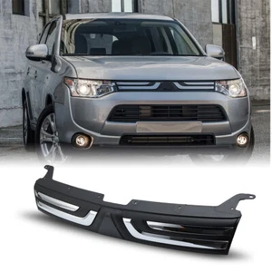 For 2014-2015 Mitsubishi Outlander Front Bumper Grille Chrome Trim 7450A743 New - Foto 1 di 15