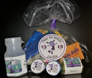 @PERSONALISIERTE DISNEY VAMPIRINA KUSS/BLASE/NUGGET/WASSERFLASCHE/GESCHENKSETIKETTEN@ - Bild 1 von 13
