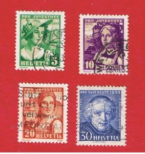 Switzerland #B65-68 VF used Semi-Postal Free S/H - Picture 1 of 1