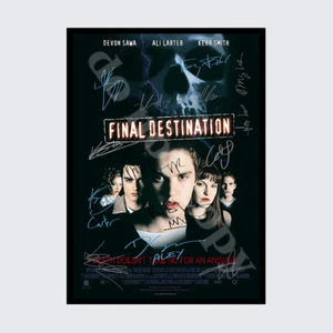 FINAL DESTINATION FILM FULL CAST SIGNED AUTOGRAPH POSTER PRINT A5 A4 A3 - Picture 1 of 1