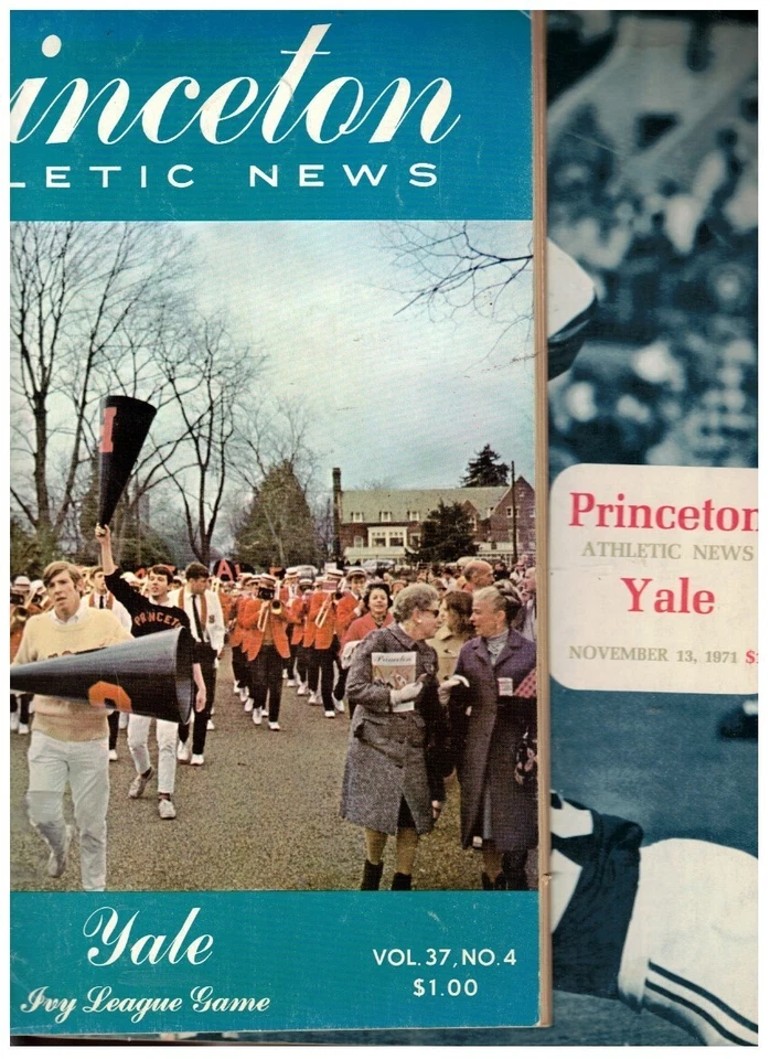 LOT 2 Princeton vs. Yale football game programs, 1969, 1971 - Image 1 of 1