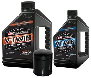 Complete Engine Oil Change Kit V-Twin Harley Davidson Sportster, 5 quart HF170B - Picture 1 of 3
