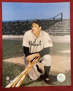HANK GREENBERG 8x10 UNSIGNED PHOTO FILE PHOTOFILE LICENSED DETROIT TIGER HOF - Picture 1 of 1