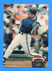 1992 Stadium Club #609 George Brett MC Royals