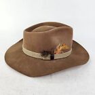 Outback Trading Co. Wool Cowboy Hat Size Xl Brown Western Jackeroo Hat