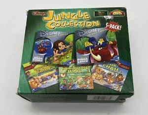 Disneys Hot Shot Jungle Collection PC CD ROM Game Tarzan Paddle Bash Cub Chase - Picture 1 of 9