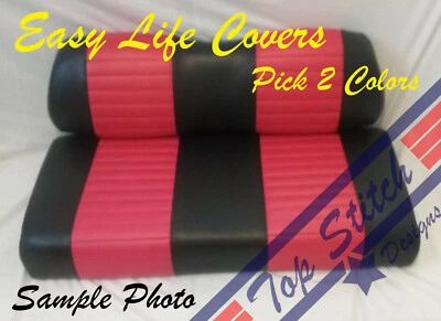 Carro de golf COLT vinilo CLUB CAR DS+2000 juego de funda de asiento delantero personalizada grapa hágalo usted mismo Foto 1 de 4