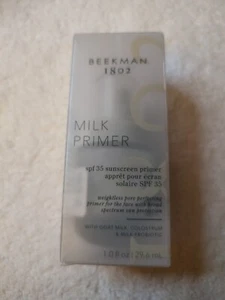 Beekman 1802 Primer de Leche Perfeccionamiento de Poros Amplio Espectro FPS 35 1 OZ - Imagen 1 de 5