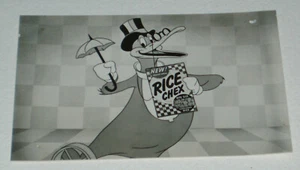 Ralston Rice Chex década de 1950 caja de cereales publicidad postal comercial - Imagen 1 de 2