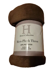 Hotel Collection Micro-Plush Throw 50x60” (NEW) - Picture 1 of 2