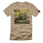 R75 schweres Kraftrad Gespann Motorrad WWII Reklame keine KS750 T-Shirt#34629
