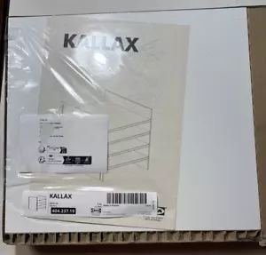 IKEA Kallax Insert With 4 Shelves White 13” X 13” 404.23 7.19 New - Picture 1 of 2