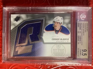 2015 Connor McDavid SPX Retro Rookie Fabric (RC) BGS 9.5 GEM MINT #SPXR-CM RARE - Bild 1 von 2