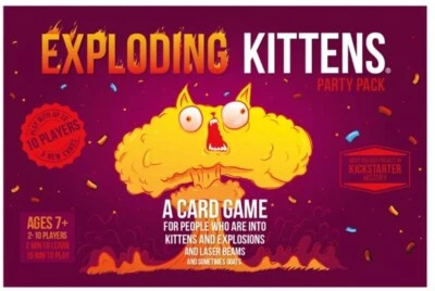 NEW - Factory sealed - Exploding Kittens Party Pack Card Game - Image 1 of 2