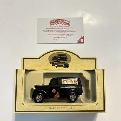 Lledo Days Gone 1950 Black Morris Z Van Showgard #8 LE England 1993 - Image 1 of 4