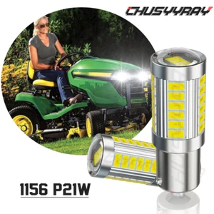 2 Super LED Leuchtmittel für Poulan Pro PP19A42 Scheinwerfer Scheinwerfer Rasentraktor - Bild 1 von 11
