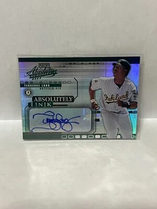 2002 Absolute Memorabilia Absolutely Ink #AI53 Terrence Long - Picture 1 of 1