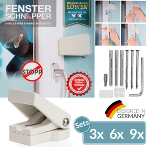 Fenster Schnapper Einbruchschutz Diebstahlschutz Fensterschloss Fenstersicherung - Bild 1 von 7