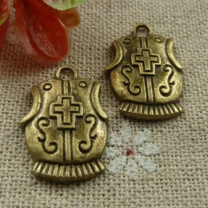 Free Ship 100 pcs Antique bronze helmet and armour charms 23x5mm L-1874 - Picture 1 of 4