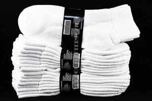 Paquete de 4 calcetines deportivos de corte bajo de algodón 10-13, 9-11 unisex, paquete de 12 - Imagen 1 de 2