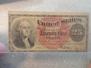 Twenty Five Cent Washington Fractional Note 4th Issue   ... Check it out !!! - Picture 1 of 2