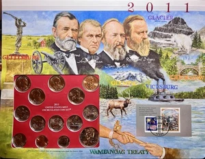 2011 United States Coin Set - Original Packaging COA - Includes 14 Coins - Picture 1 of 5