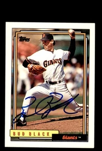 Signed Baseball Card Auto 1992 Topps #774 Bud Black San Francisco Giants - Picture 1 of 2
