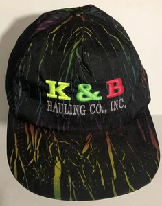 K&B Hauling Co Inc Hat Cap Black H2 - Picture 1 of 3