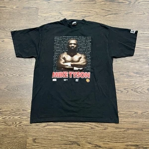 Vintage 1995 MIKE TYSON He's Back Boxing MGM Grand Las Vegas Shirt Sz 2XL - Picture 1 of 7