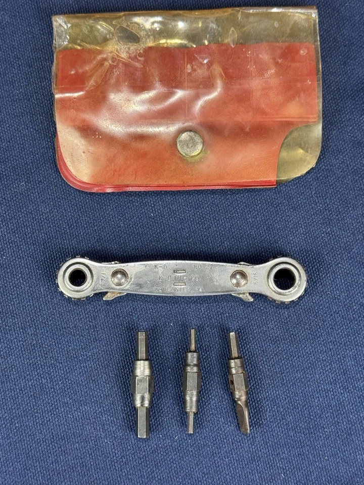 K-D TOOLS EUA No. 27 RATCHETING 1/4” bit porca ferramenta com bocados, driver offset EUA - Imagem 1 de 4