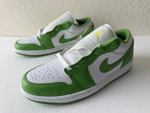 Nike Air Jordan 1 Low SE Herren Größe 10,5 Weiß Lightning Chlorophyll HF4823 100 - Bild 1 von 5