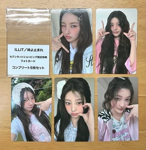 ILLIT Toki yo tomare Japan 1st Single SEVEN NET benefits official Photocard - Picture 1 of 1