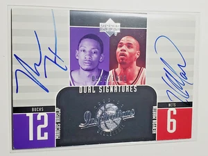 Kenyon Martin Marcus Haislip 2002-03 UD Inspirations Dual Autograph /1600 #135 - Picture 1 of 5