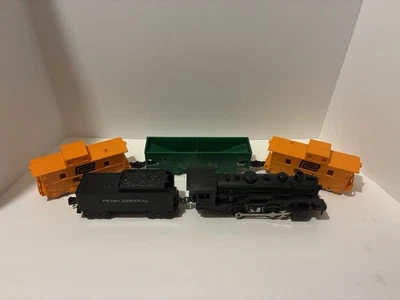 Marx Train Lot With #490 Locomotive, Tender And Cars. Tested See Description. - Image 1 of 4