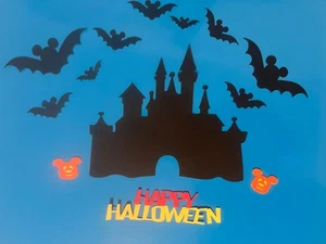 Mickey Mouse Inspired Halloween Haunted House Paper Piece Set For Scrapbooks Han - Picture 1 of 7