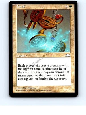 Tariff White Rare Weatherlight MTG NP Near Mint or Better - Image 1 of 2