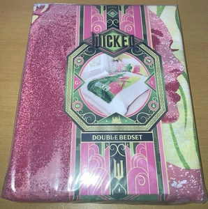 WICKED WENDE-DOPPELBETTWÄSCHESET JUNGEN MÄDCHEN NEU WEIHNACHTSGESCHENK GLINDA & ELPHABA MUM - Bild 1 von 16