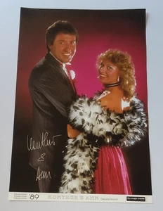 Póster de Konthur & Ann firmado por ambos de Las Manos Mágicas de Alemania, diciembre de 1989 - Imagen 1 de 1