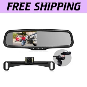 Upgrade Your Safety: 720p Rearview Mirror Backup Camera with 170-Degree View - Picture 1 of 10