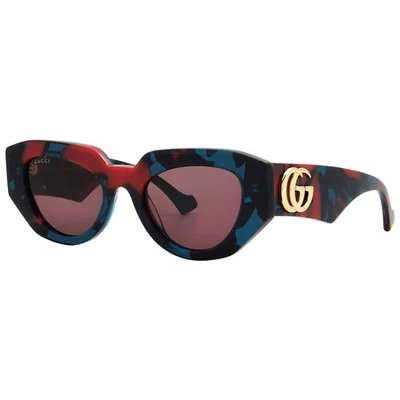 Gafas de sol Gucci moradas geométricas para dama GG1421S 003 51 GG1421S 003 51 Foto 1 de 4