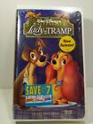 Lady And The Tramp (Vhs, 1998, Cinemascope Version) Factory Sealed