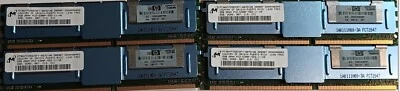 LOT of 4 MT36HTF25672FYPC2-5300F DDR2-(4x2GB) 398707-051 For ProLiant Servers - Image 1 of 4