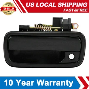 Exterior Front Driver Side Black Plastic Door Handle For 1995-2004 Toyota Tacoma - Foto 1 di 8