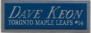 ANY TORONTO MAPLE LEAFS NAMEPLATE FOR AUTOGRAPHED Signed Puck Display CUBE CASE - Picture 1 of 3