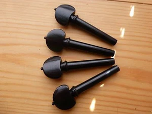 VIOLÍN ESTILO PEGS HILL, ÉBANO, TAMAÑO COMPLETO 4/4, 4 PIEZAS, ¡VENDEDOR DE CALIDAD PROF. REINO UNIDO! - Imagen 1 de 2