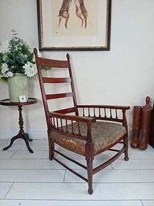 William Birch For Liberty & Co Armchair Elbow Chair Arts And Crafts 1900 - Picture 1 of 23
