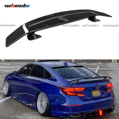 Alerón trasero GT para Honda Accord sedán de 4 puertas negro brillante 47" Foto 1 de 4