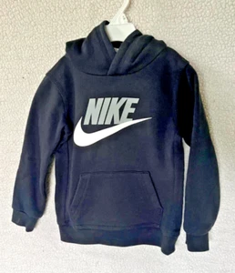 Nike Jungen oder Mädchen Kinder Gr. 3T 2-3 Jahre Fleece Hoodie Sweatshirt schwarz grau - Bild 1 von 5