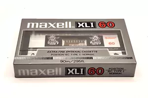 MAXELL XLI 60 Blank Audio Cassette Tape (Sealed) New! US - Picture 1 of 6